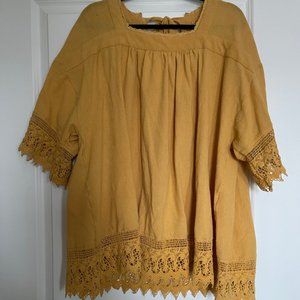 Free People Mustard Tunic
